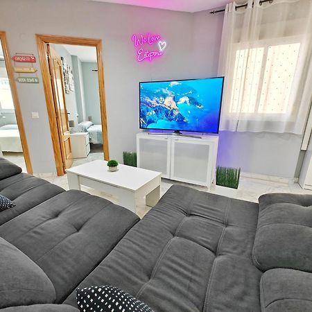 Moderno Piso Centrico 3 Habitaciones Junto Al Mar Y Parking Estepona Luaran gambar